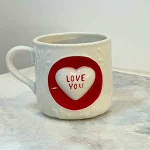 “Love You” White/Red 12oz Mug